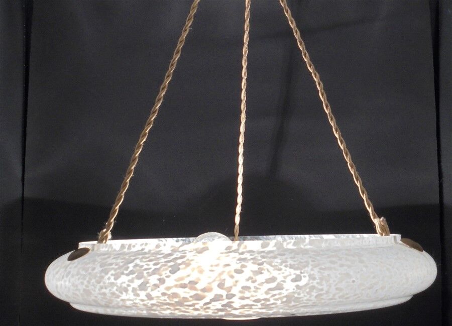 Suspension en verre moucheté