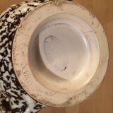 Marius Giuge vase in Vallauris, fat lava ceramic