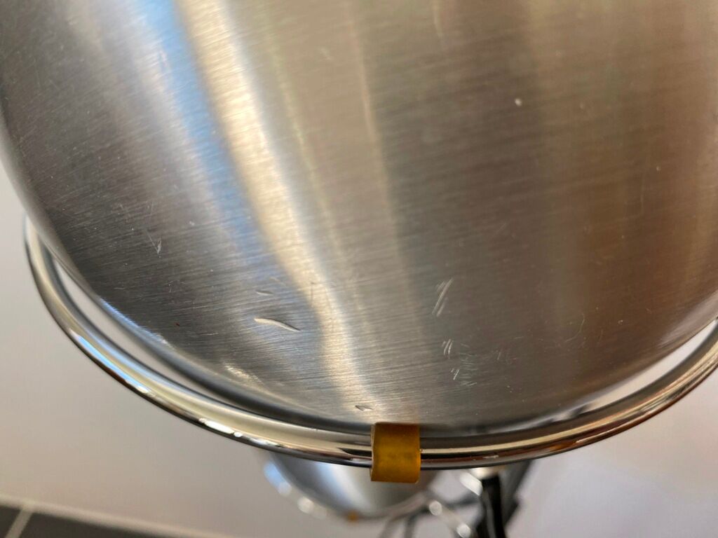 Chrome eye ball floor lamp by Goffredo Reggiani vintage 1970