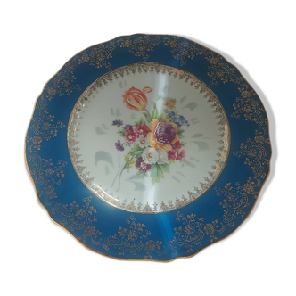 Collectible plate, Limoges, hand-enhanced, Porcelain of the Royal Lys