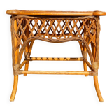 Small coffee table in rattan