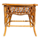 Small coffee table in rattan