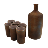 Vintage Lefevre sandstone liqueur service