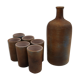 Vintage Lefevre sandstone liqueur service