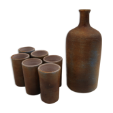 Vintage Lefevre sandstone liqueur service