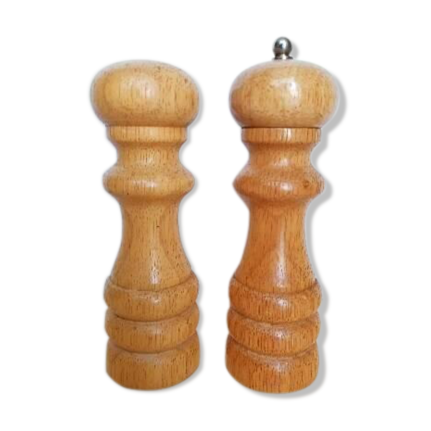 Pepper salt shaker wooden pepper mill
