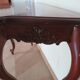 Console with curved legs - mahogany - Louis XV style - carved wood