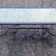 Brass and gold coffee table in the style maison bagues 70s