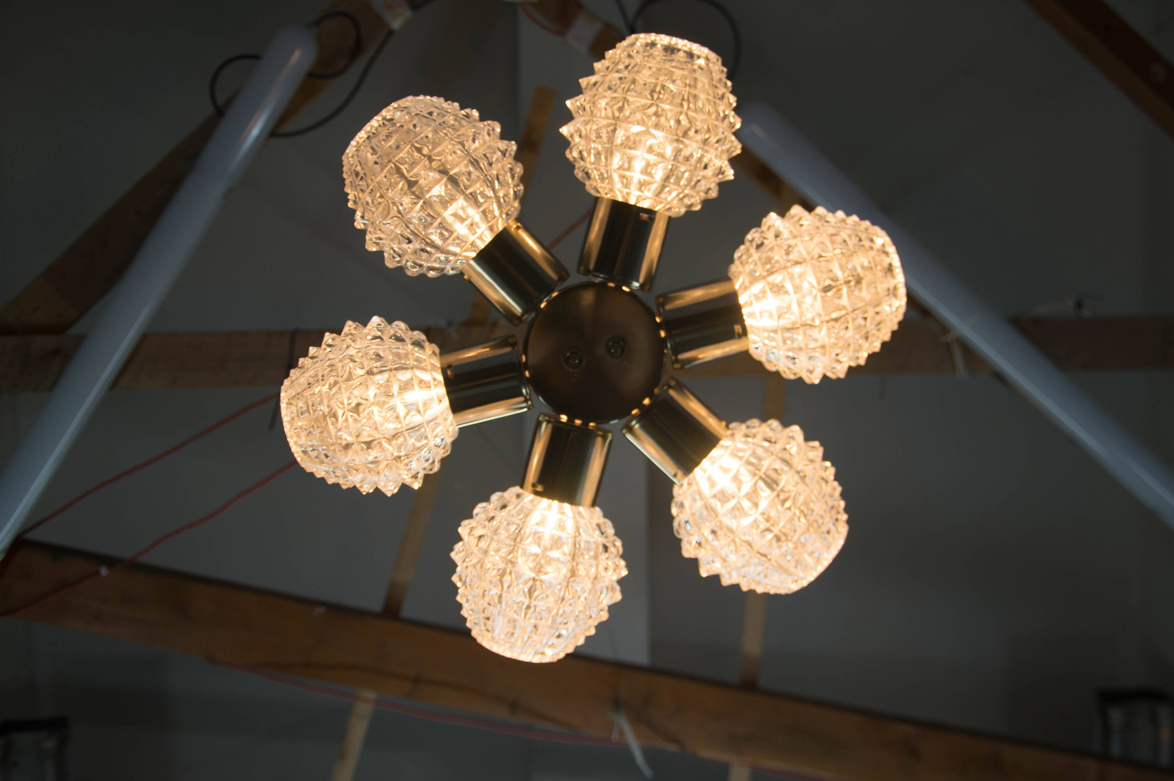 Mid-Century Chandelier by Kamenicky Senov, 1970s