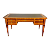 Louis XVI style desk, rosewood and violet wood
