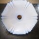 Hanging lamp ballad opaline blue art deco 1930 unusual shape ø 23.5