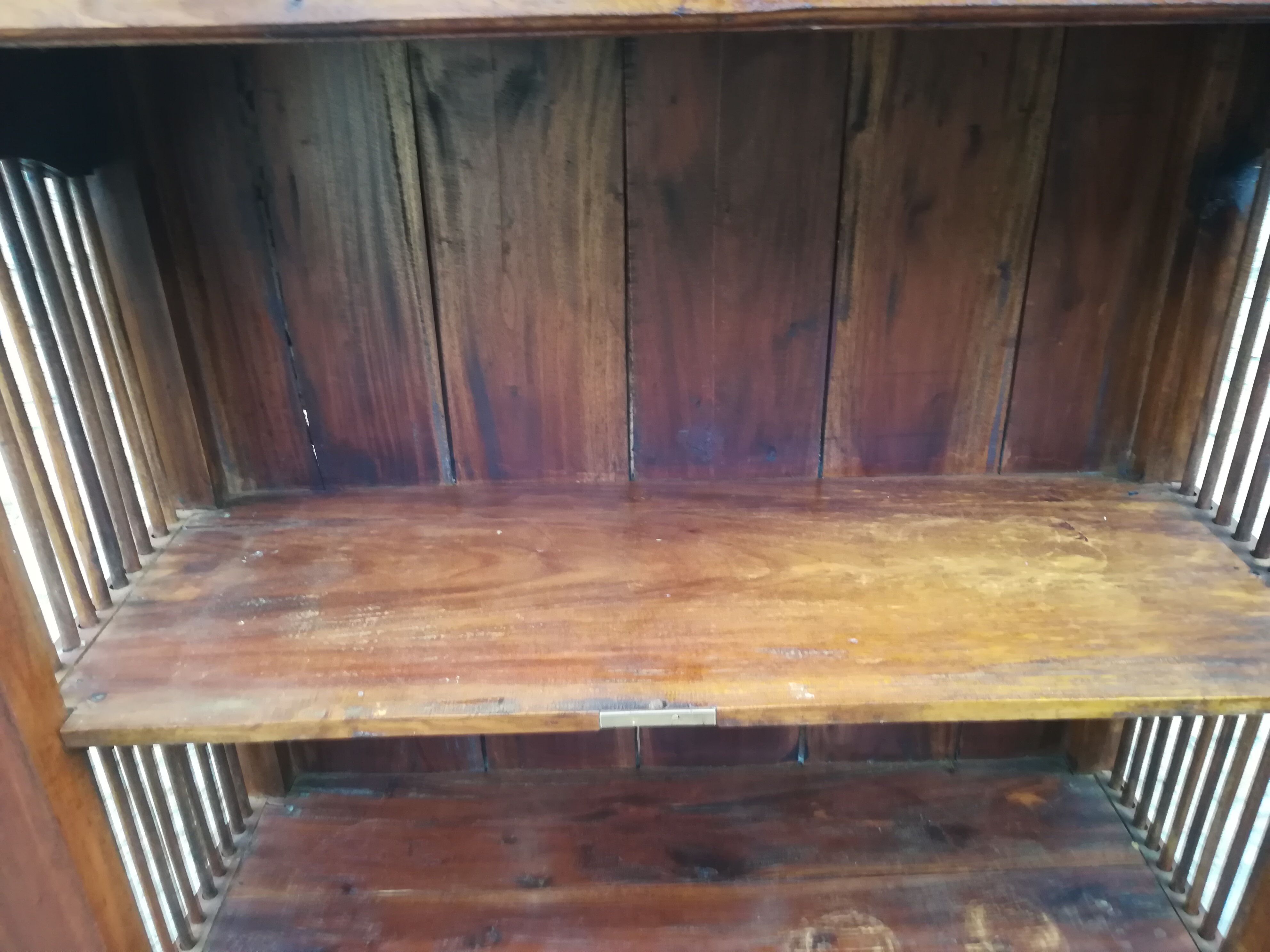Teak bar cabinet