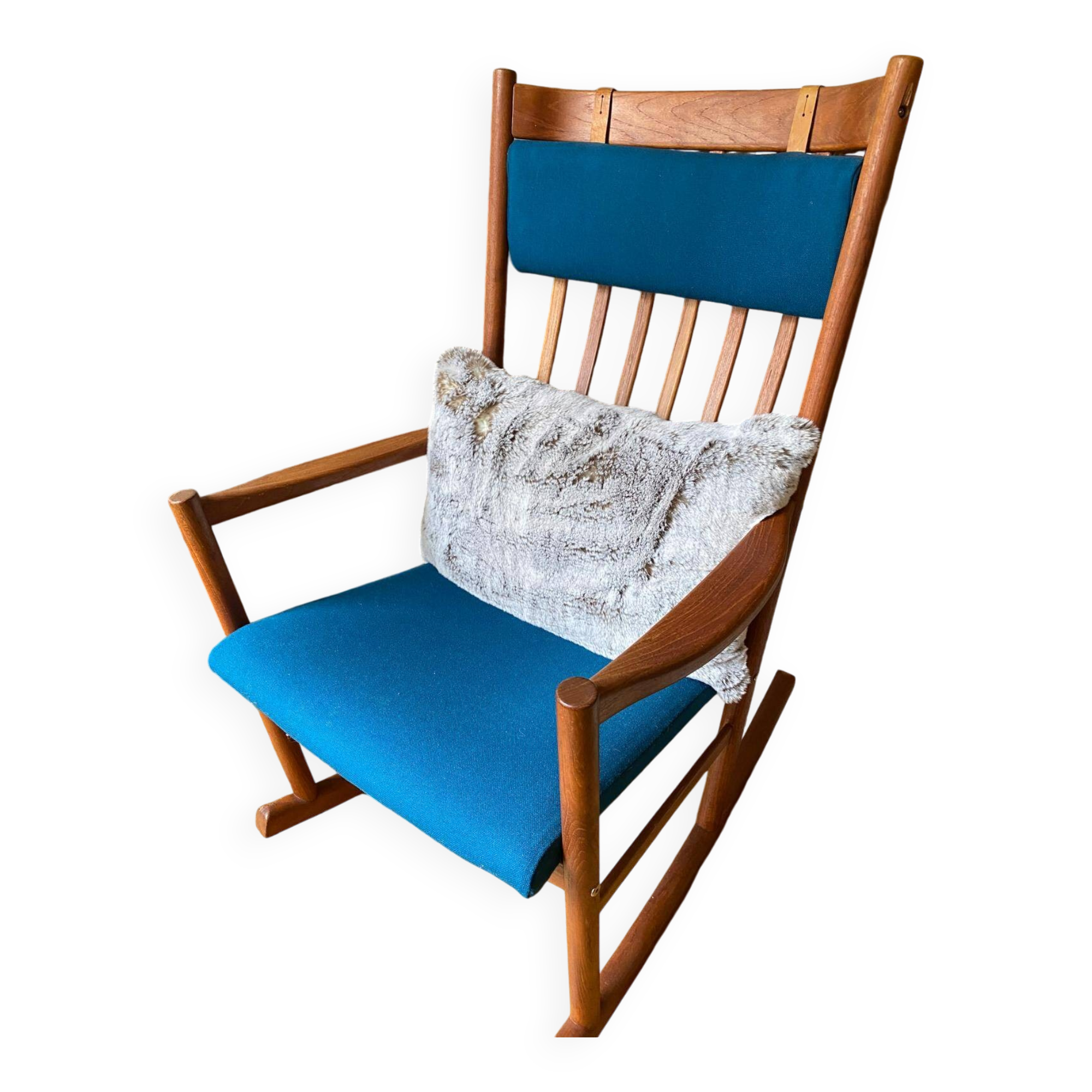 Teak rocking chair, Scandinavian design from the 50s-70s
