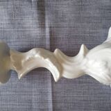 2 porcelain candle holders