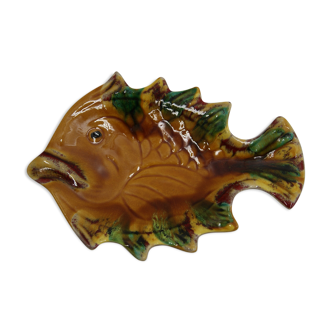Ceramic dish Vallauris Vintage fish