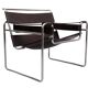Wassily Dark Brown B3 Armchair Chair by Marcel Breuer for Gavina 1960s