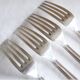 Silver metal forks, BB