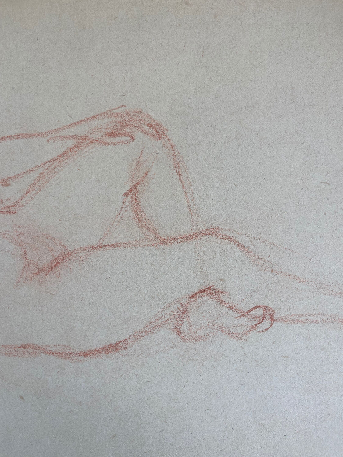 Female nude drawing