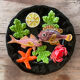 Majolica Fish Sealife Platter Vallauris