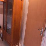 Antique wooden display cabinet – vintage spirit / 1950s