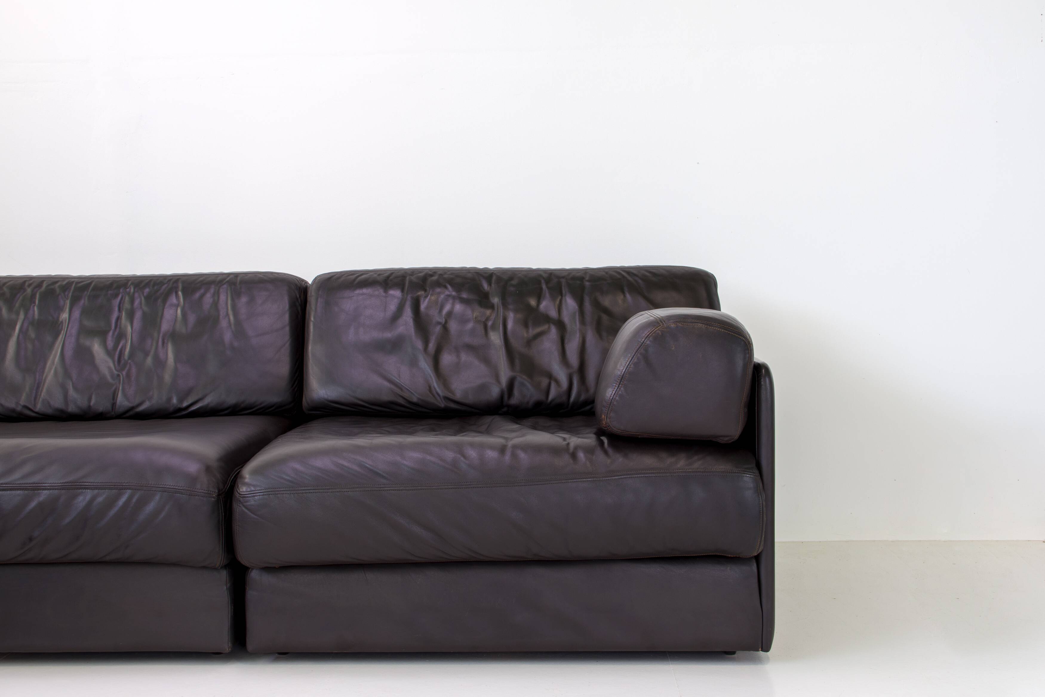 De Sede DS-76 – modular leather sofa (5 elements)