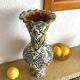 Antique hand-painted ceramic vase