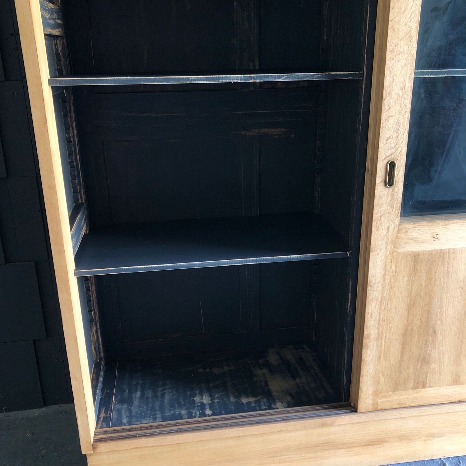 XL vintage oak bookcase