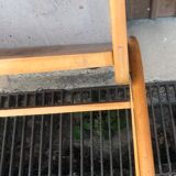 Vintage blond wood chairs 60s