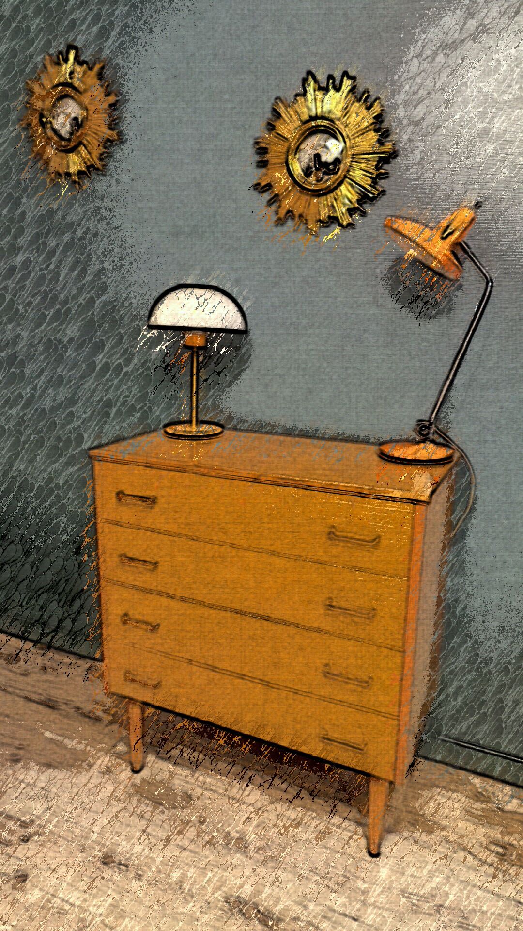 Commode vintage 1960