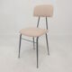 Set of 4 Italian Metal Dining Chairs, 1960's