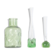 3 green vases from the 1970s