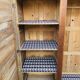 Vintage René Gabriel oak wardrobe with 2 doors from the reconstruction period.