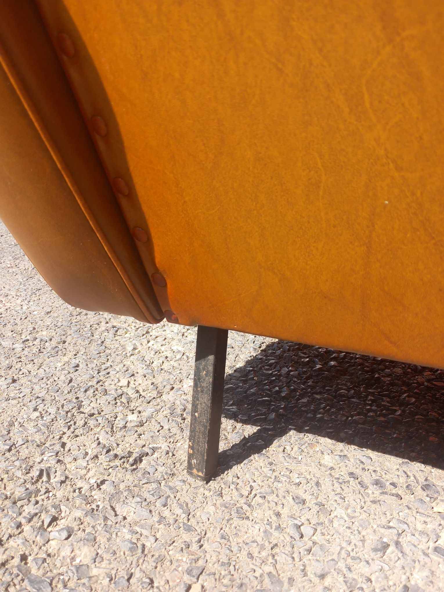 60's compass foot armchair