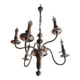 Silver chandelier