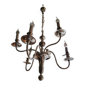 Silver chandelier