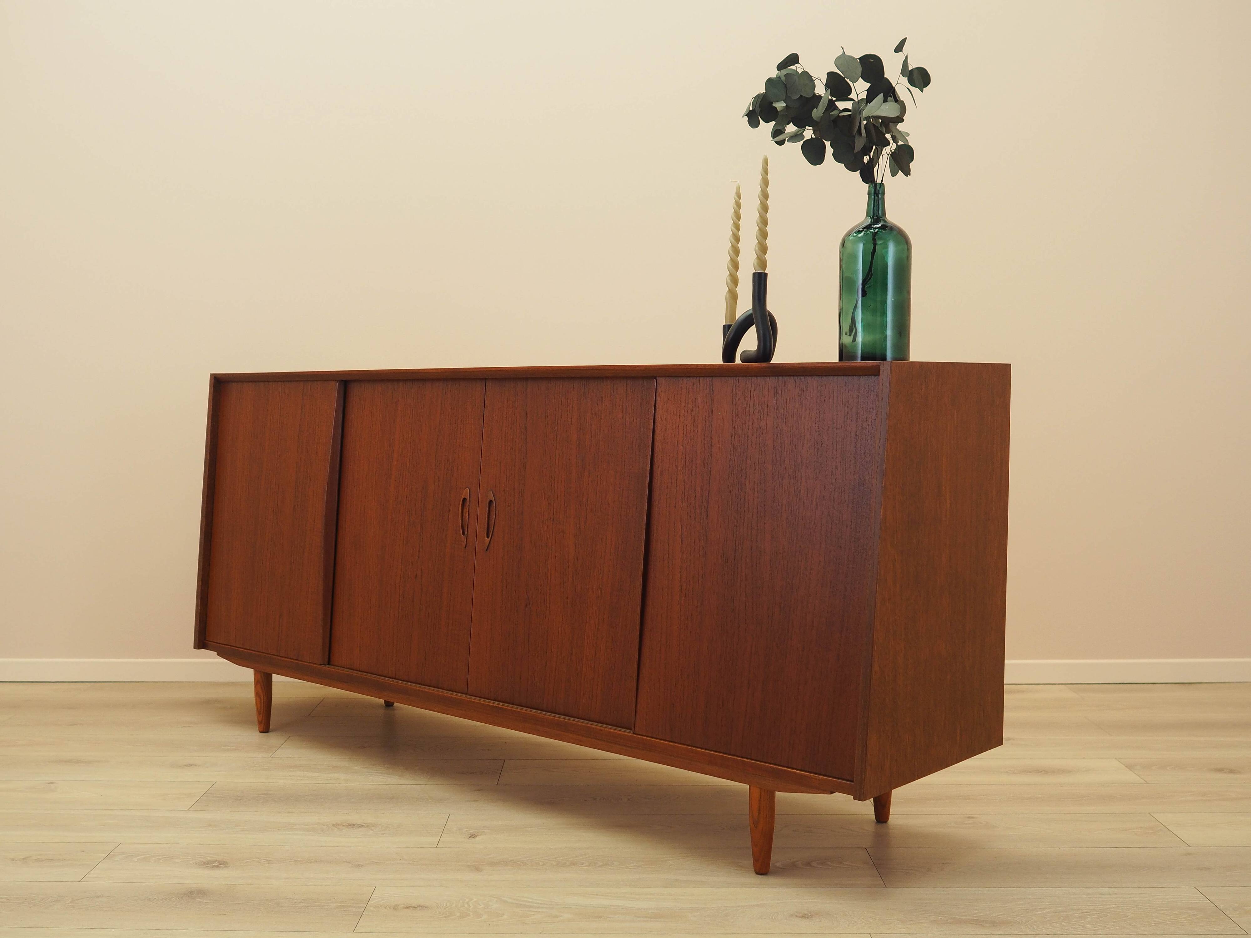 Teak sideboard, Danish design, 1970s, production: Denmark