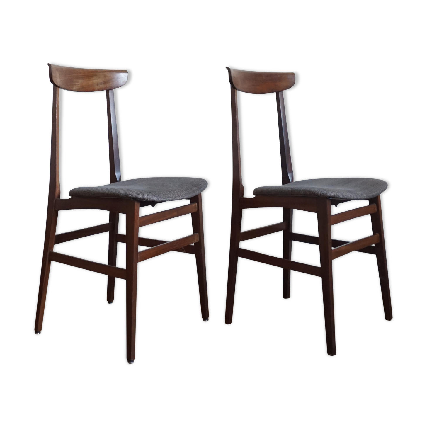 Pair of Italian chairs Consorzio Sedie Friuli