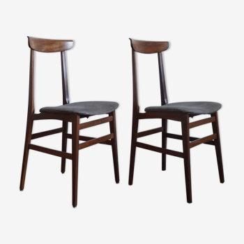 Pair of Italian chairs Consorzio Sedie Friuli