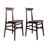 Pair of Italian chairs Consorzio Sedie Friuli