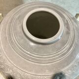 Large art deco ceramic vase by juliette mazaudois signed on the bottom