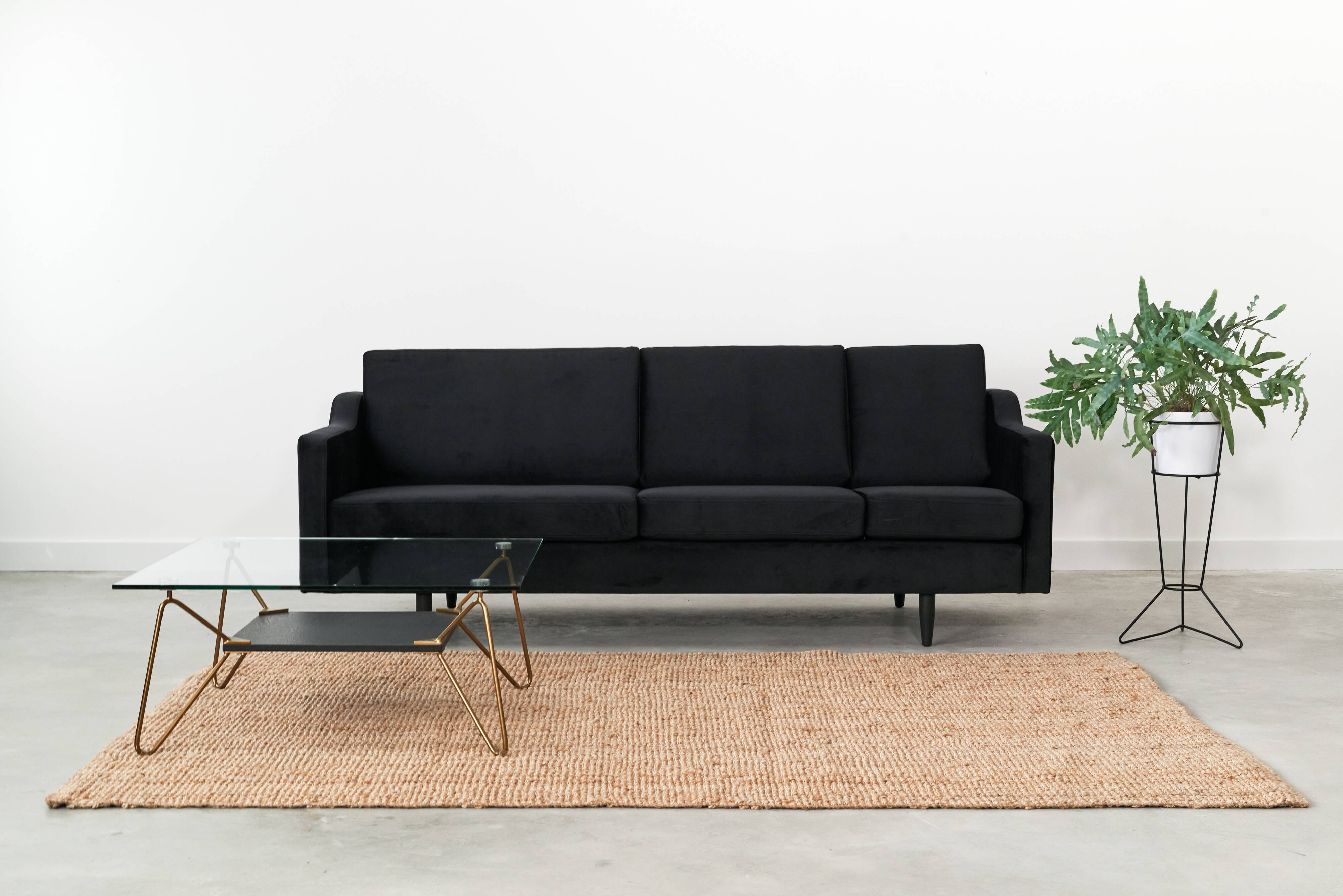 Bodo sofa black, scandinavian design