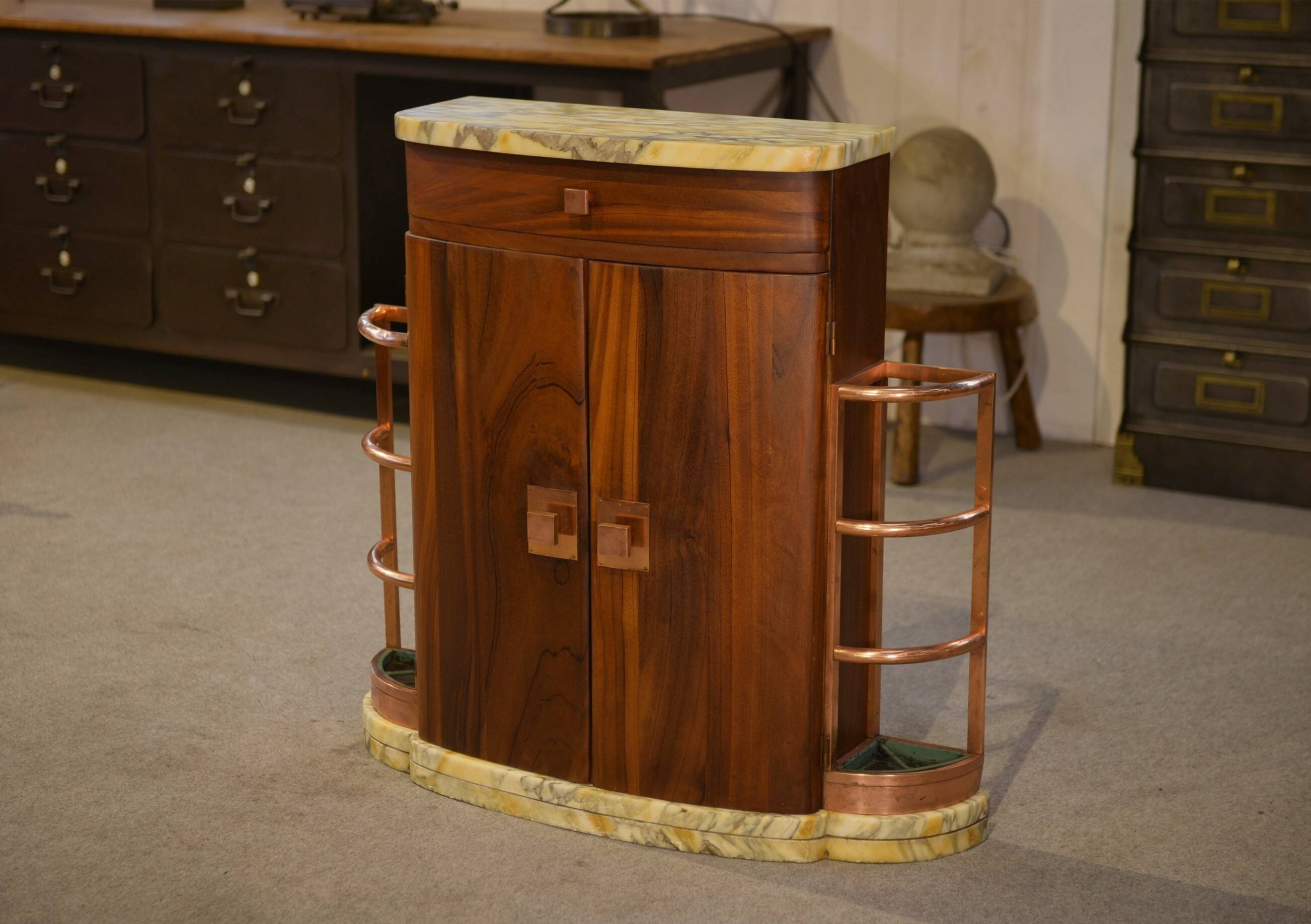 1940s Art Deco entrance/console furniture