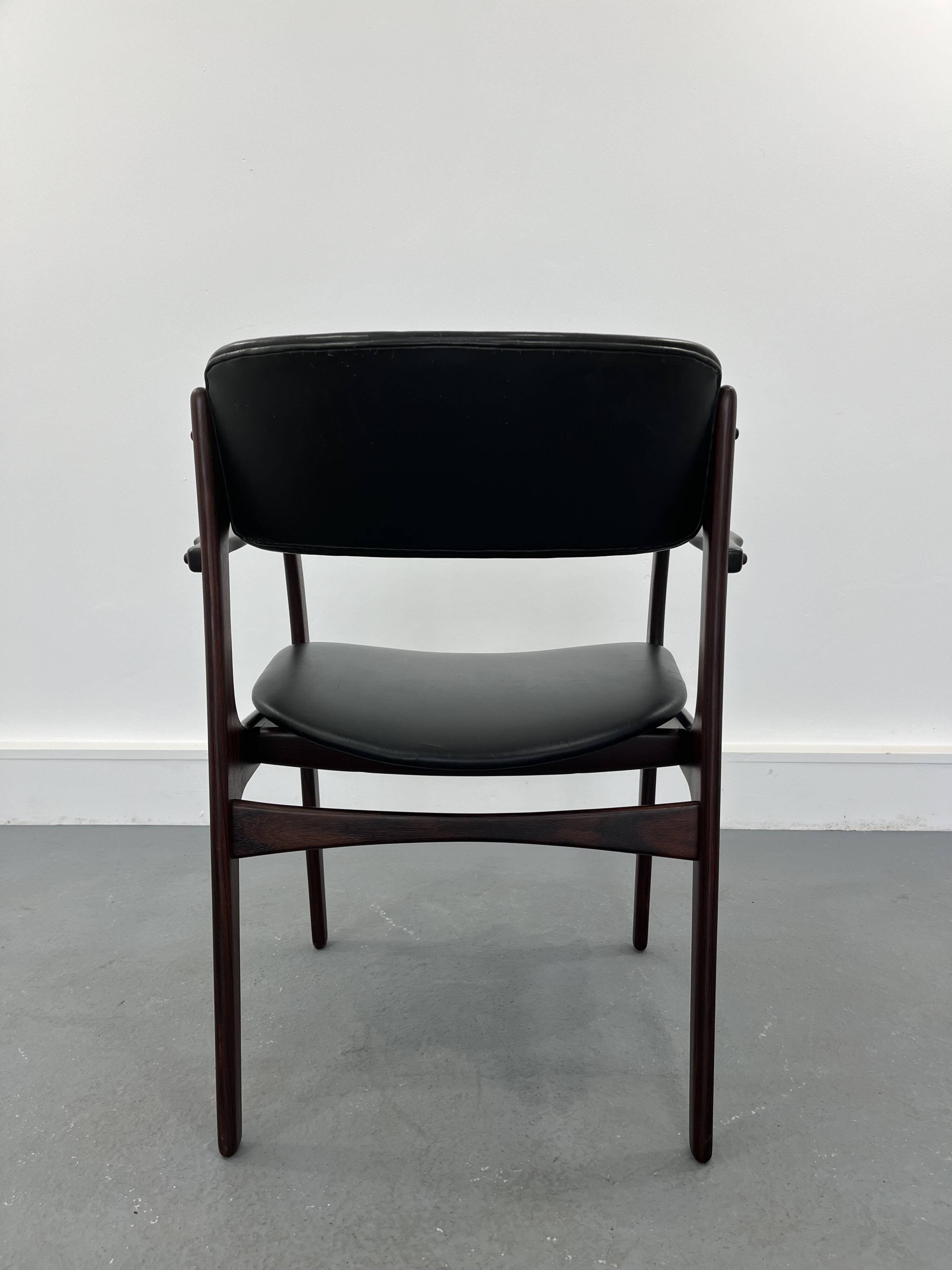 Rosewood armchair by Erik Buch for O.D. Møbler, 1960s
