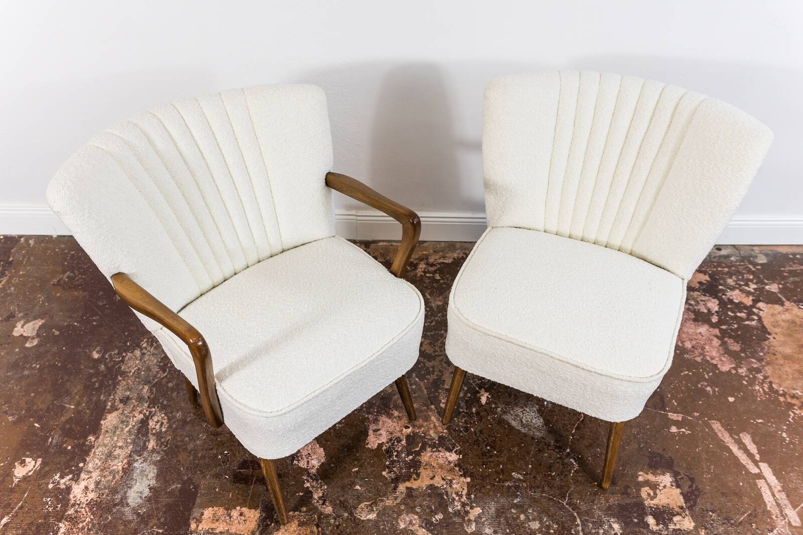 Fauteuils cocktail vintage, Allemagne, années 1950, lot de 2