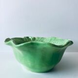 Large salad bowl slurry leaf