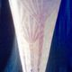 Vase 48 cm papyrus decoration the french glass - charder - schneider