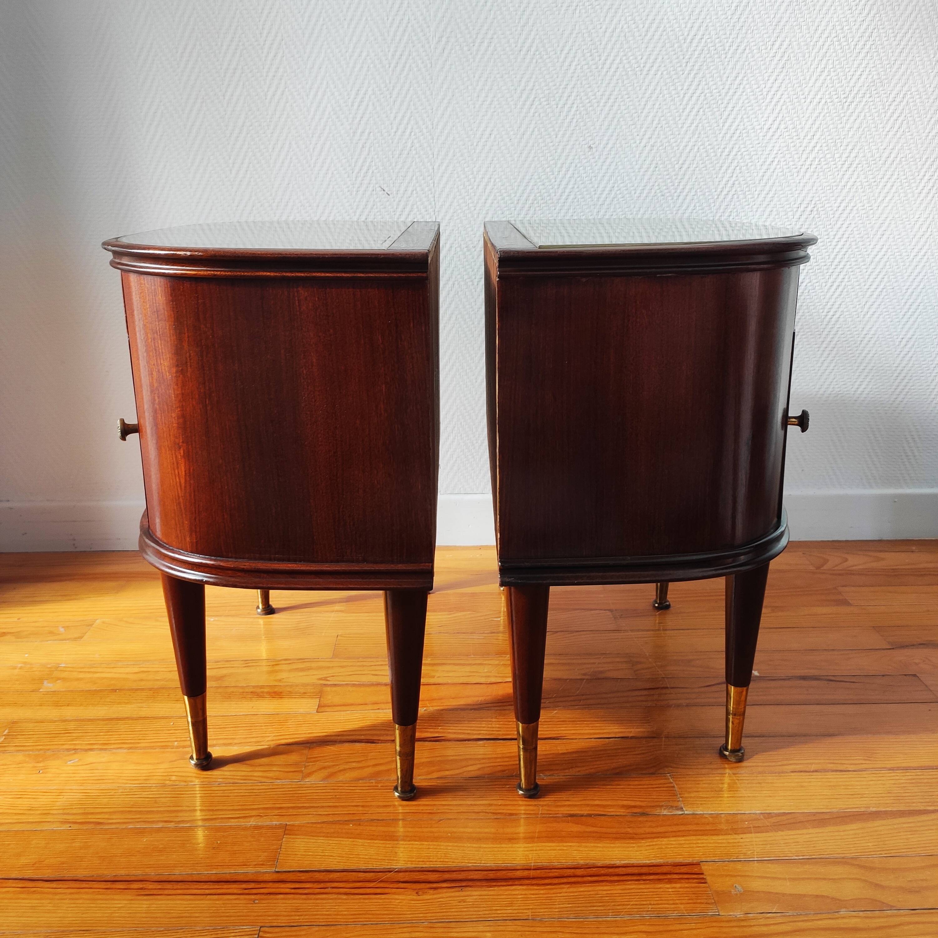 Pair of Italian bedside tables 1956