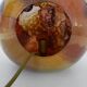 Table lamp in blown glass, apple shape, 1970s.