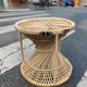 Wicker sofa end