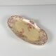 Oval dish with side handle KG Lunéville Ironstone, "Fontainebleau", pink, 19th century